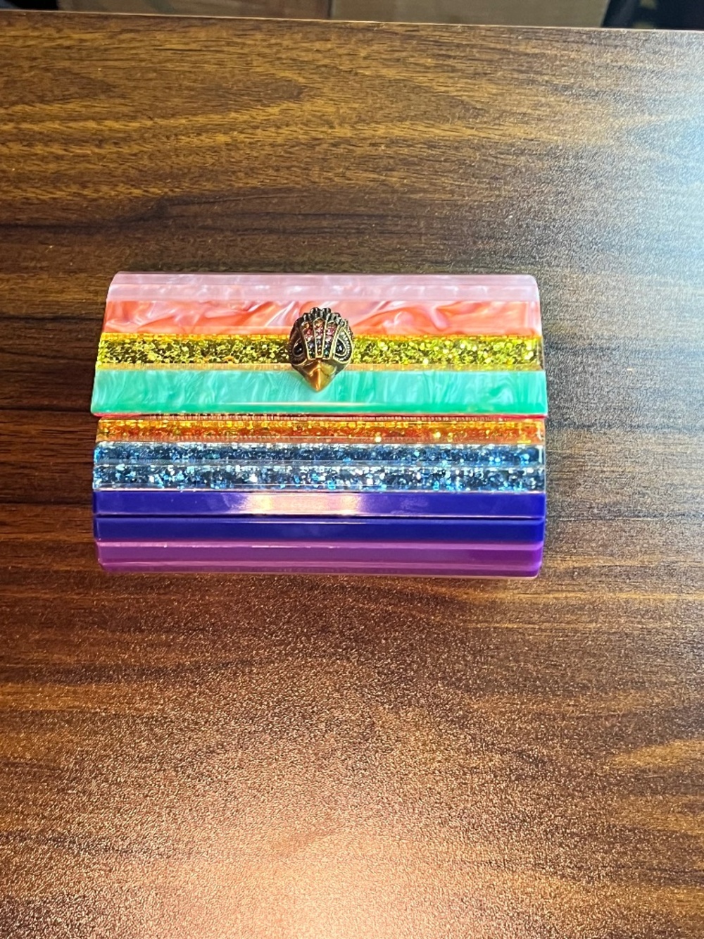 New Kurt Geiger Multi Color Micro Handbag